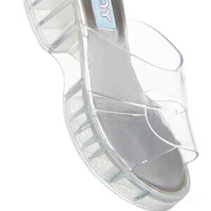 Clear Platform Sandals Jeffrey Campbell PLAY size 7